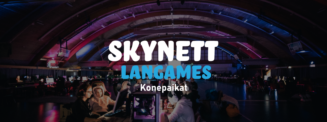 Skynett Langames 30 konepaikkalippu